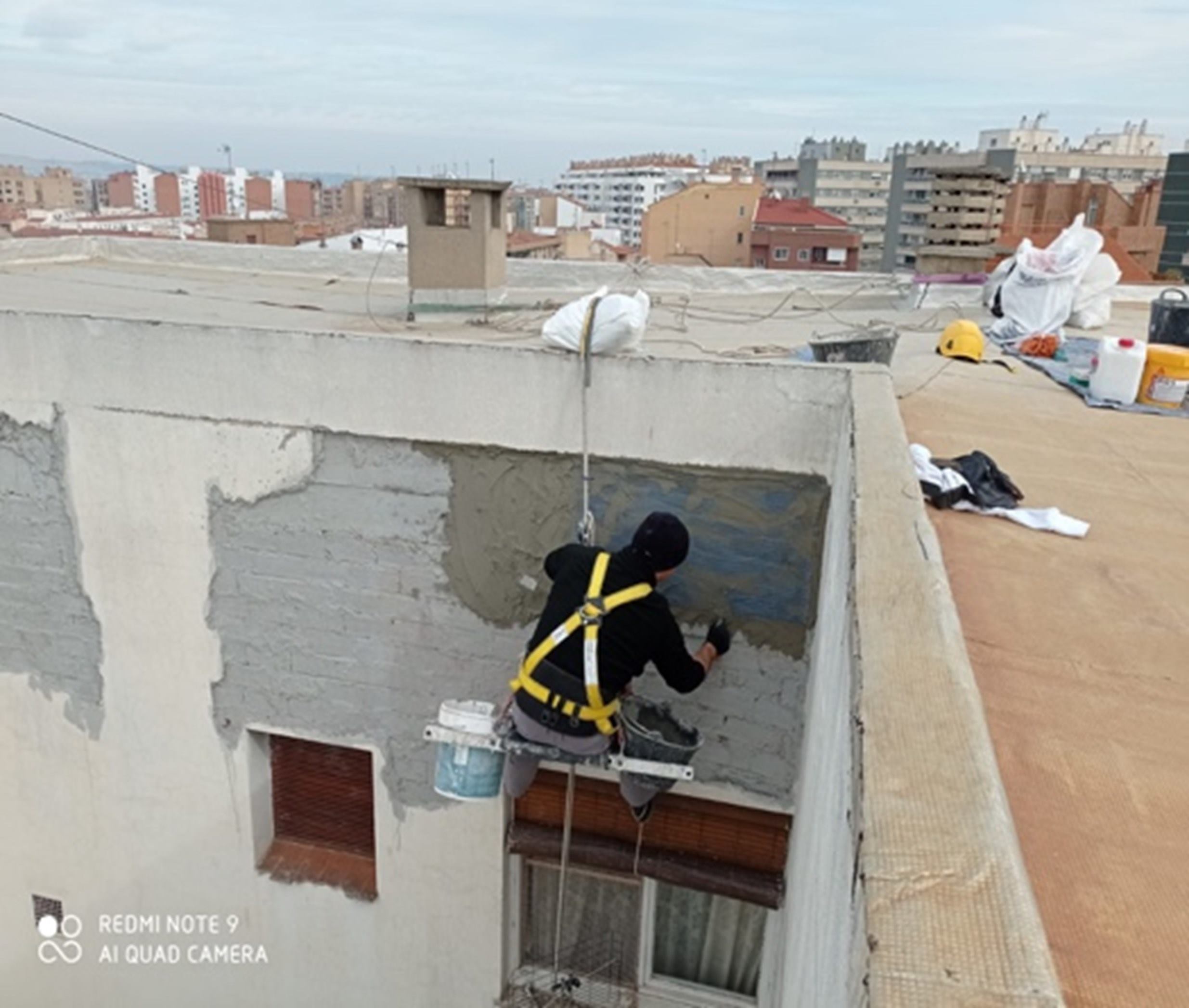 trabajo vertical en terraza